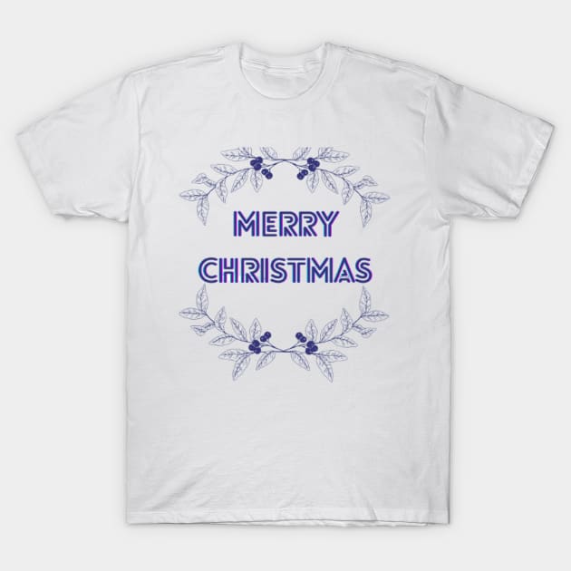 Merry Christmas T-Shirt by Artistic Design